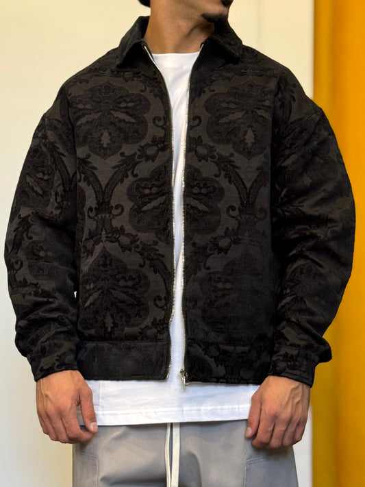 GIACCA Fantasia Damascato NERO