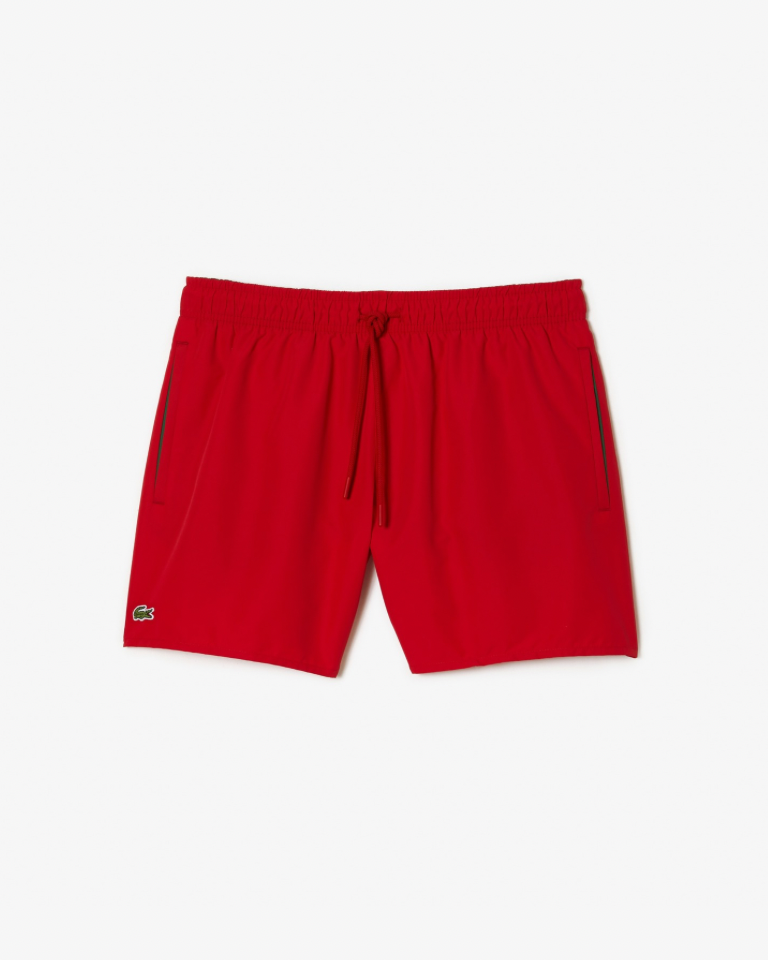 LACOSTE Costume Da Bagno Quick Dry ROSSO