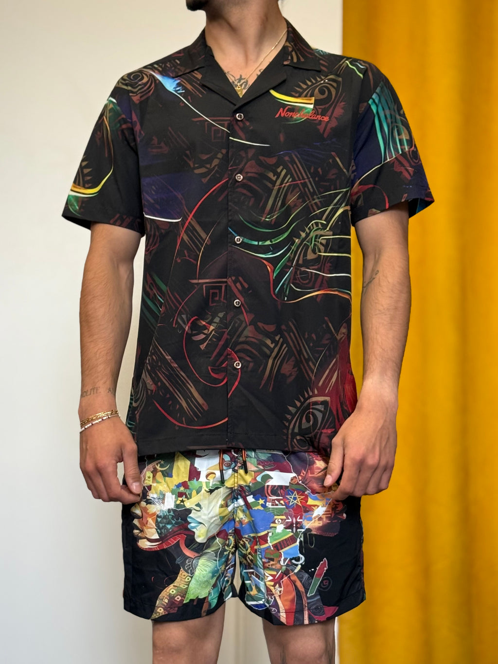 NONCHALANCE — Camicia AFRICA (Made in Italy)