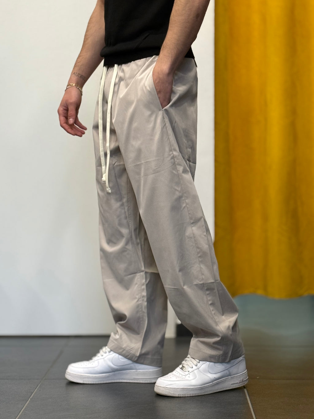 PANTALACCIO Over GRIGIO CHIARO