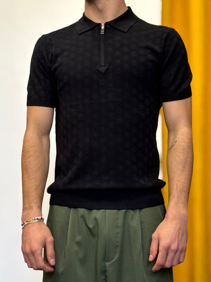 POLO #1 Slim Fit NERO