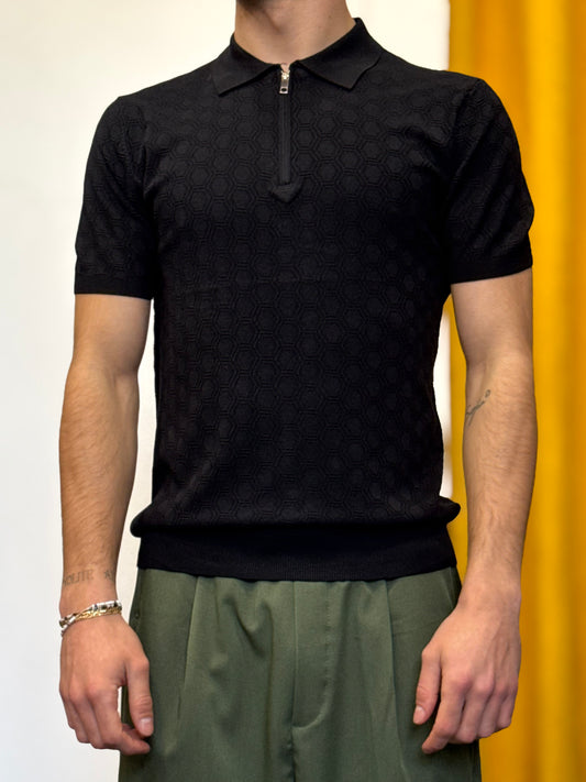 POLO #1 Slim Fit NERO