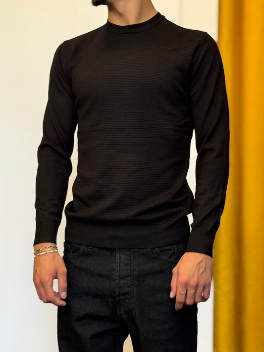 MAGLIONE In Filo NERO