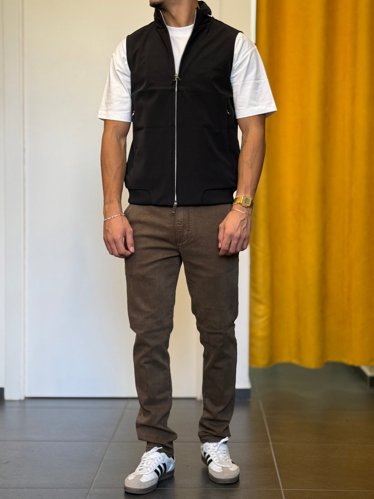 PANTALONE Denim Regular MARRONE
