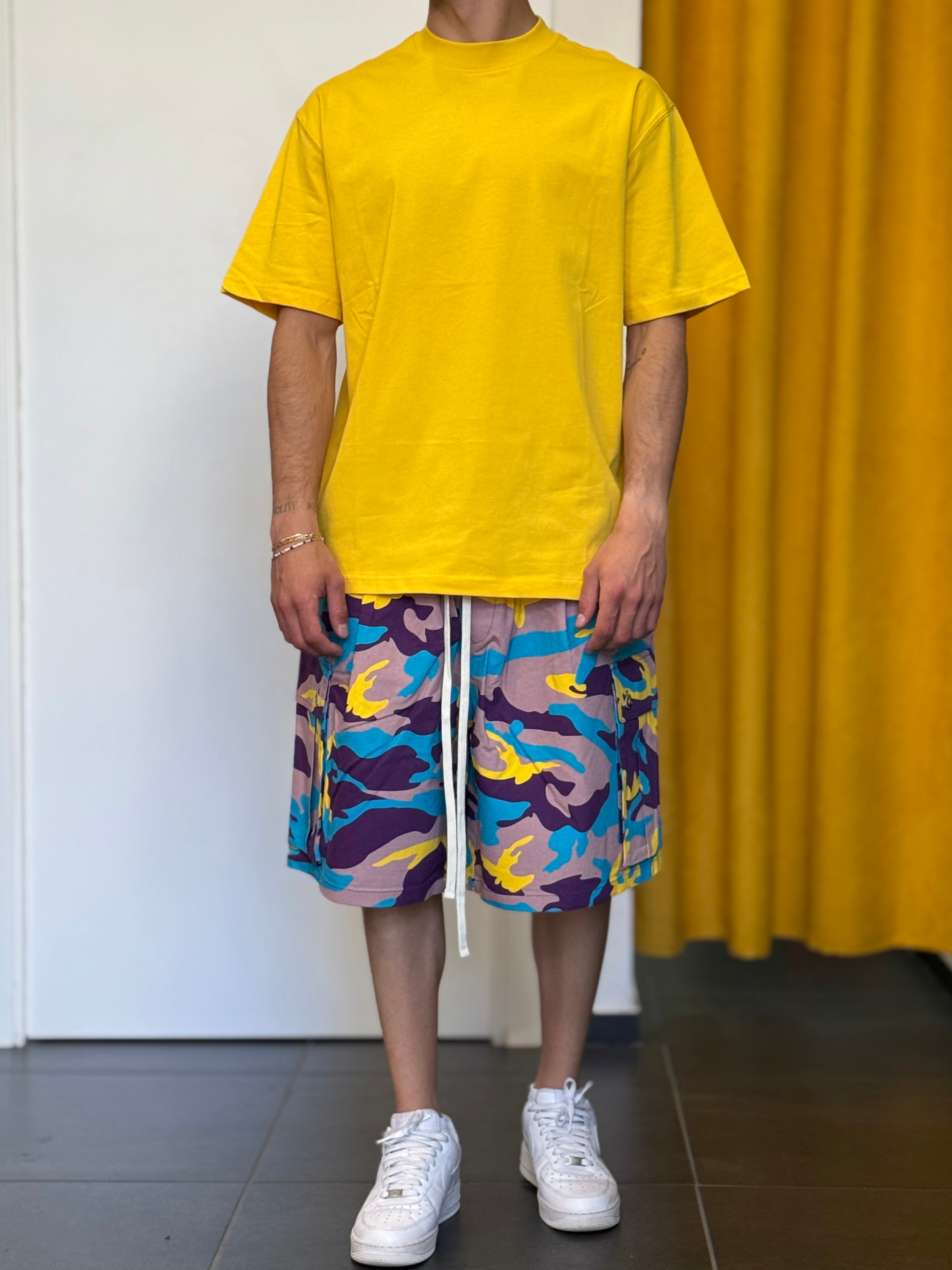 BERMUDA CARGO Camo VIOLA