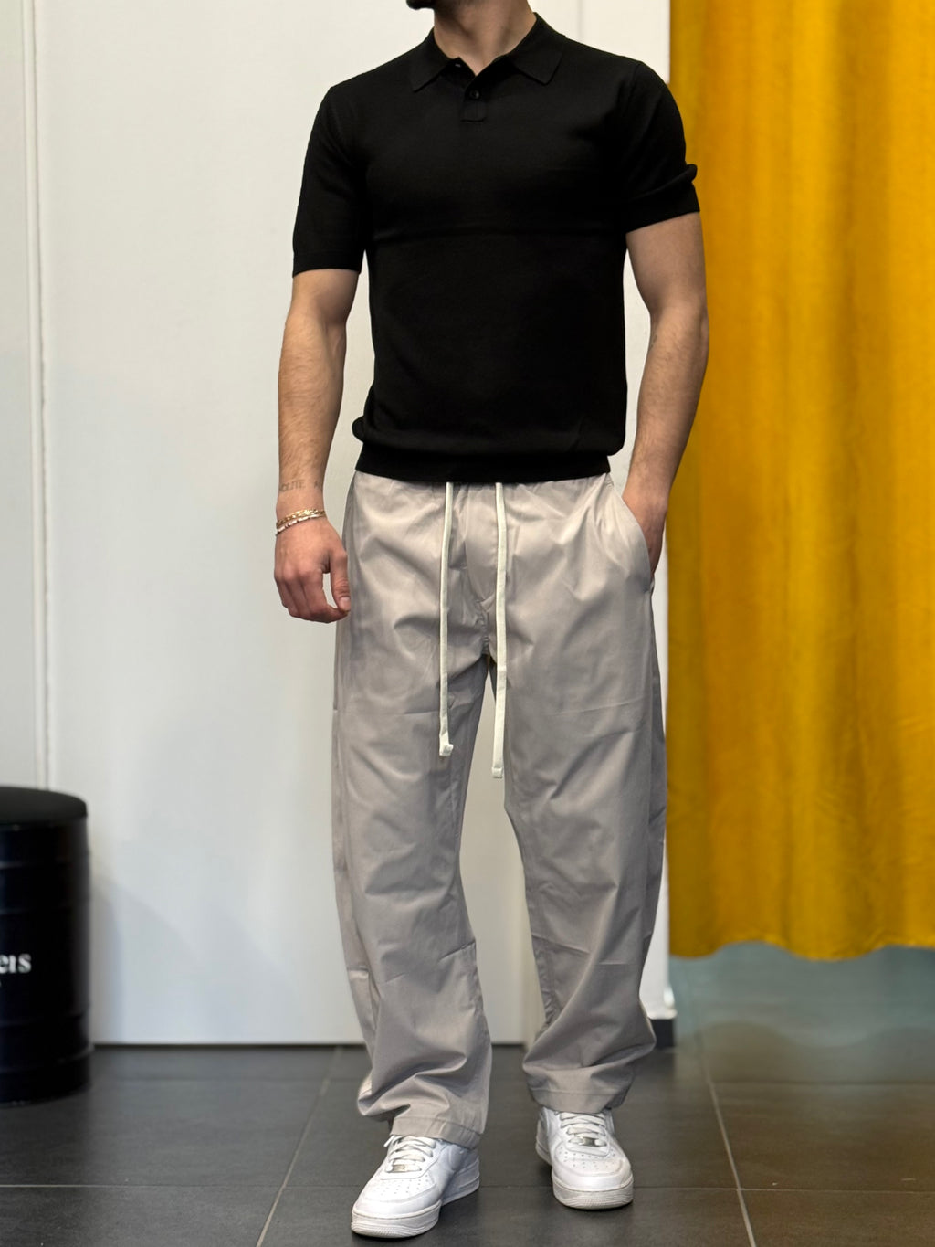 PANTALACCIO Over GRIGIO CHIARO