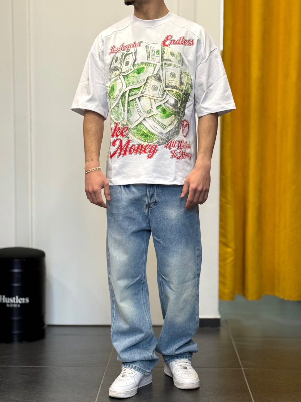 T-SHIRT Money BIANCO