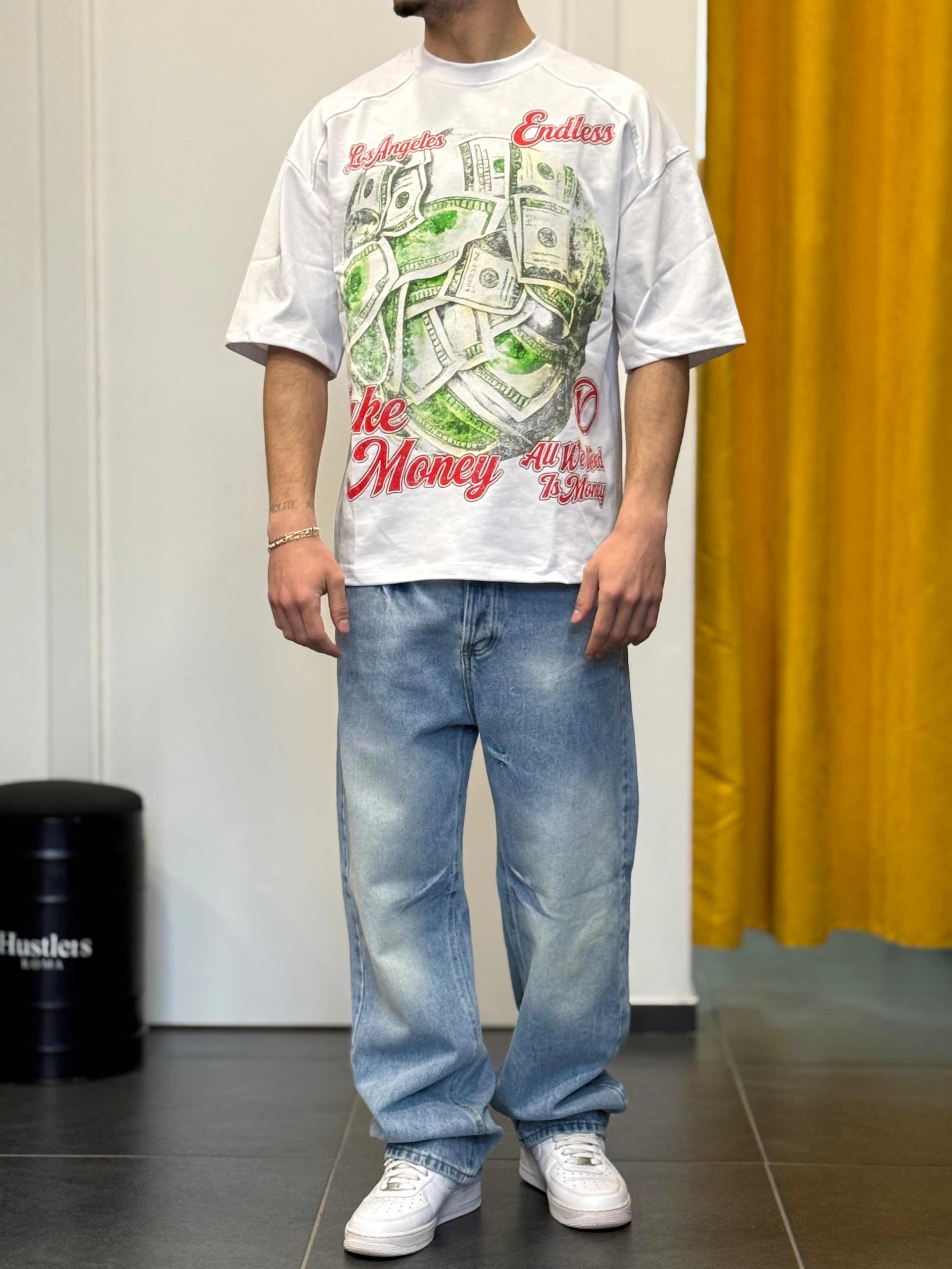 T-SHIRT Money BIANCO