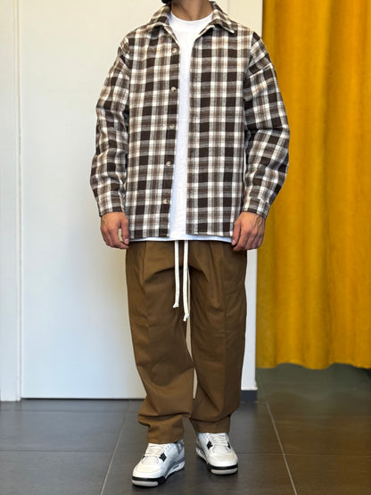 PANTALONE Casual Over MARRONE