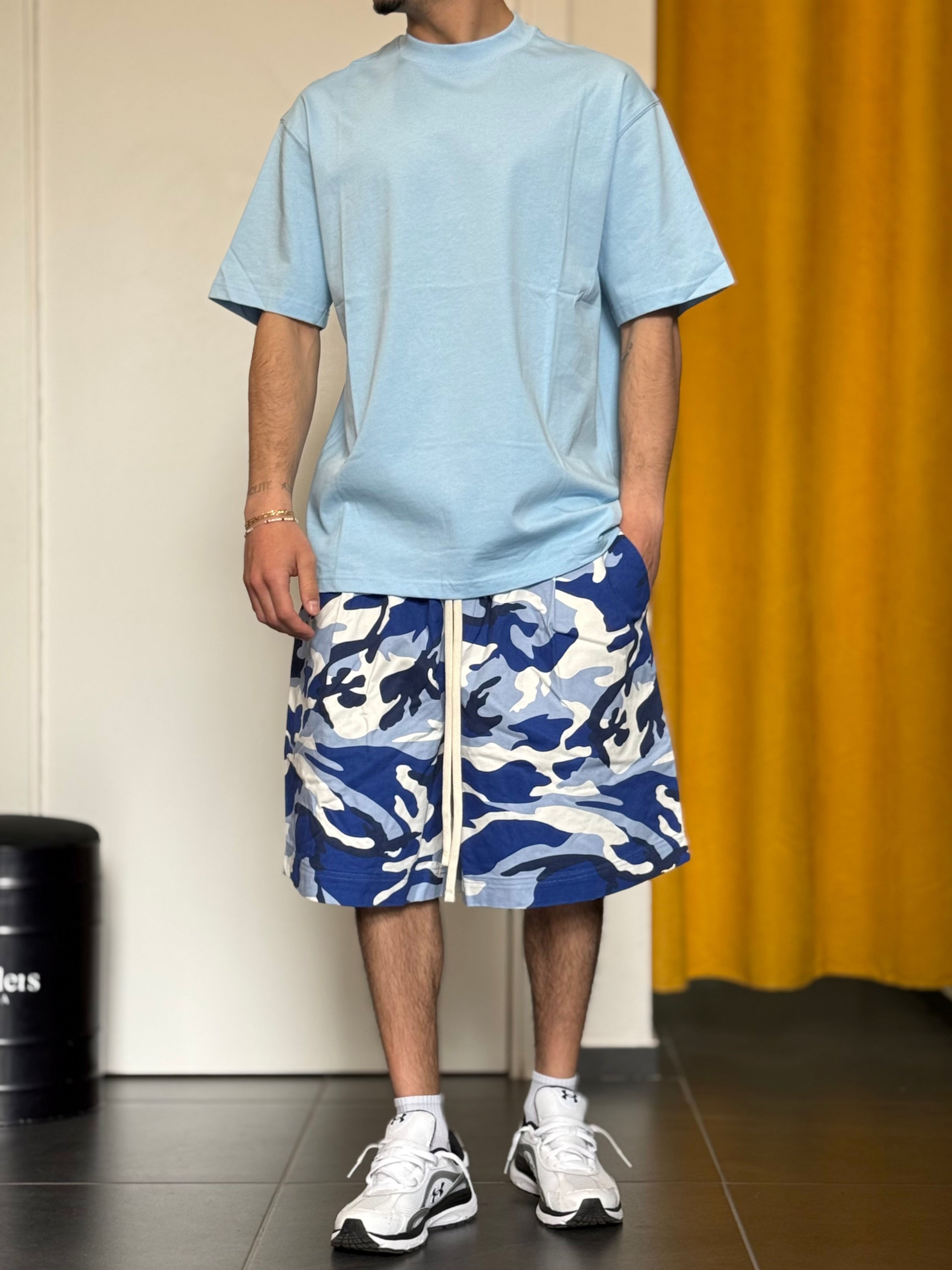 BERMUDA CAMO -PREMIUM- Over BLU