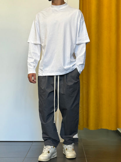 T-SHIRT Double Maniche Lunghe BIANCO
