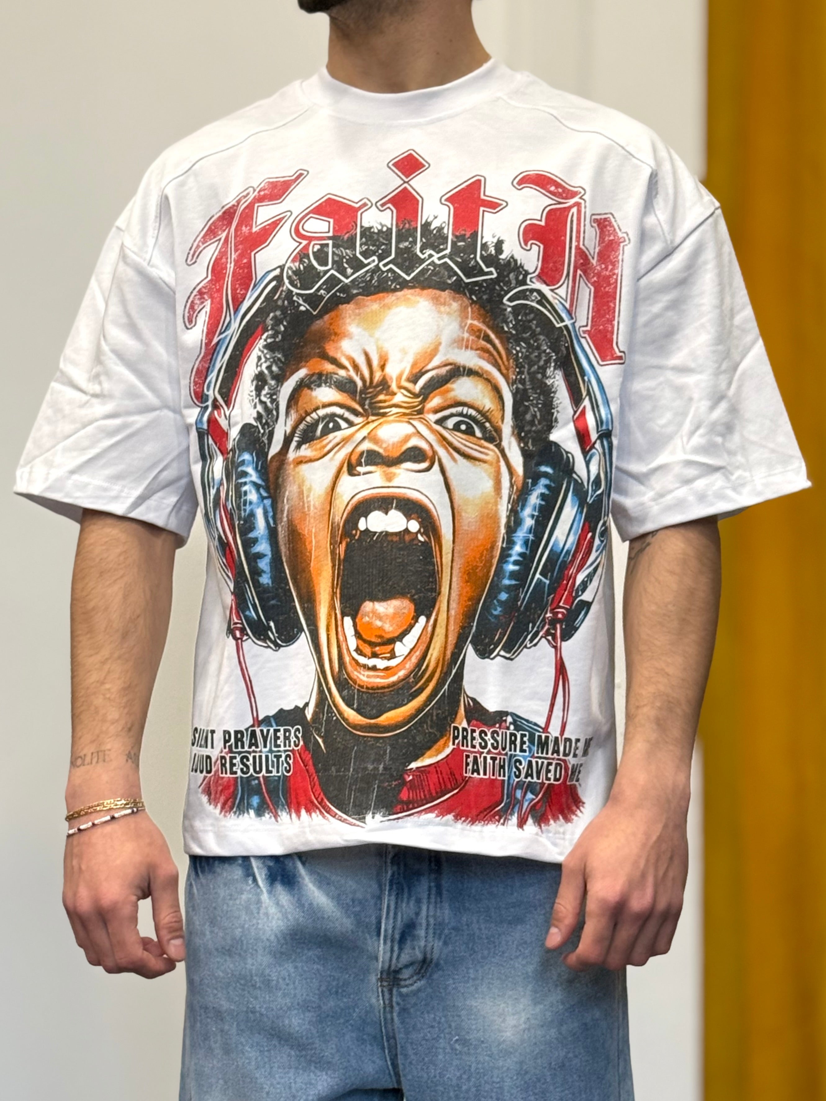 T-SHIRT Faith BIANCO