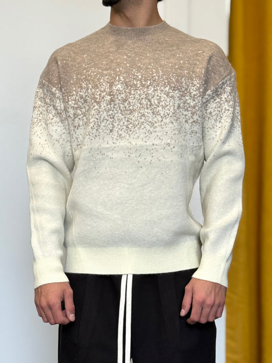 MAGLIONE Fantasia BEIGE/PANNA