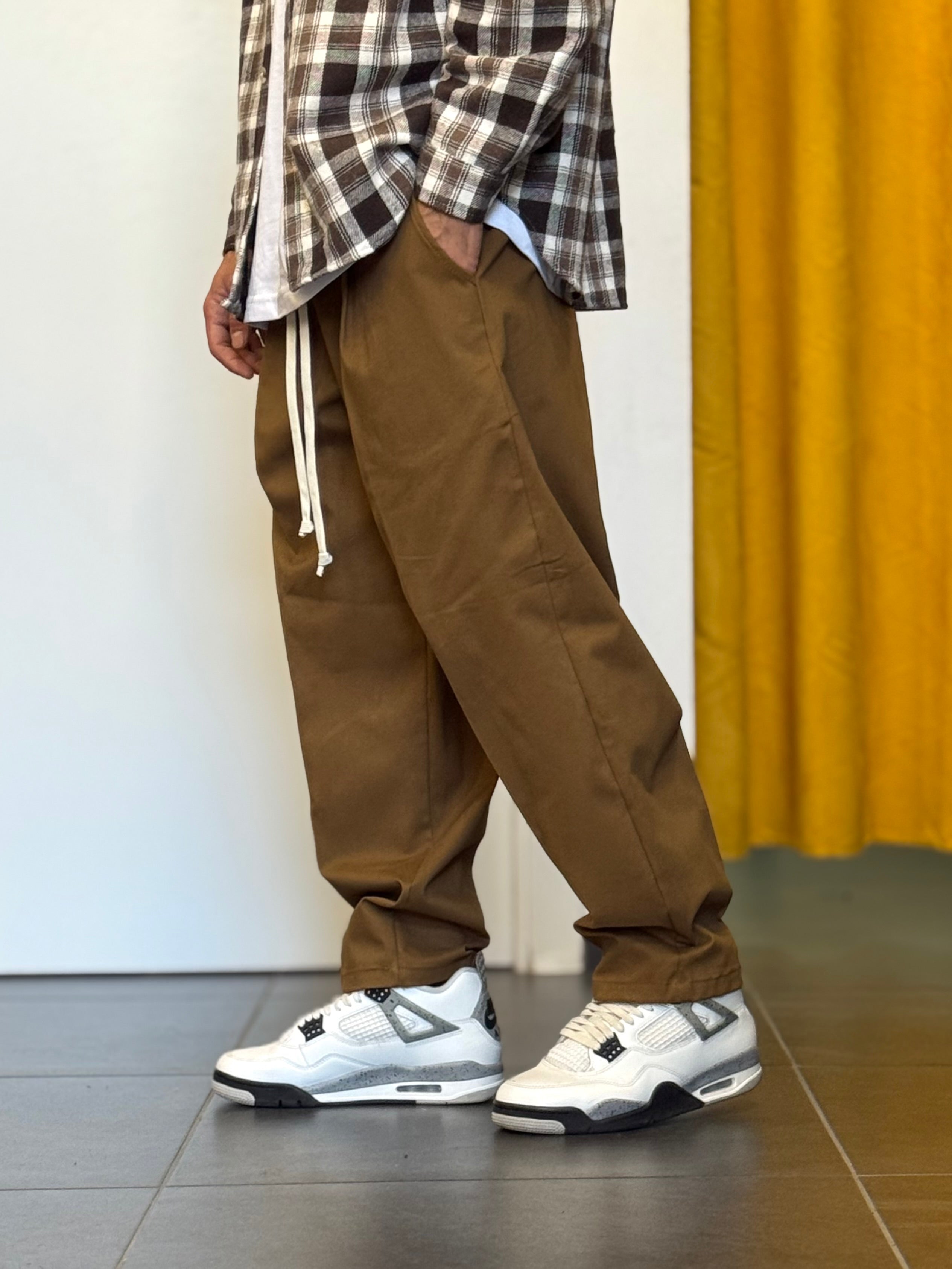 PANTALONE Casual Over MARRONE