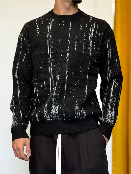 MAGLIONE Fantasia NERO