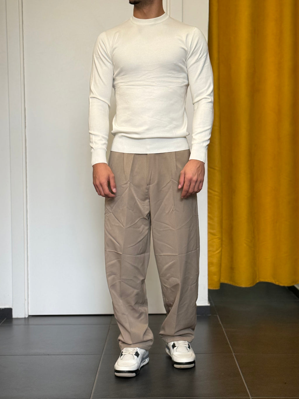 MAGLIONCINO Classic Slim BIANCO