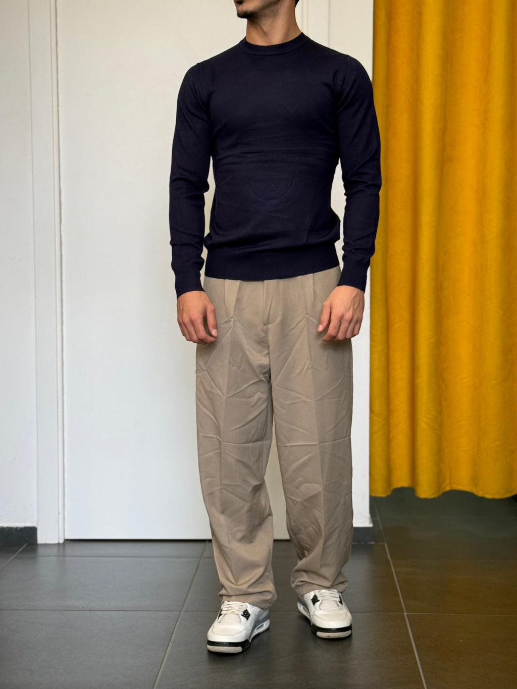 MAGLIONCINO Classic Slim BLU NAVY