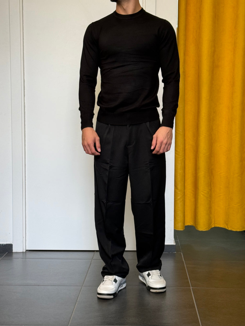 MAGLIONCINO Classic Slim NERO