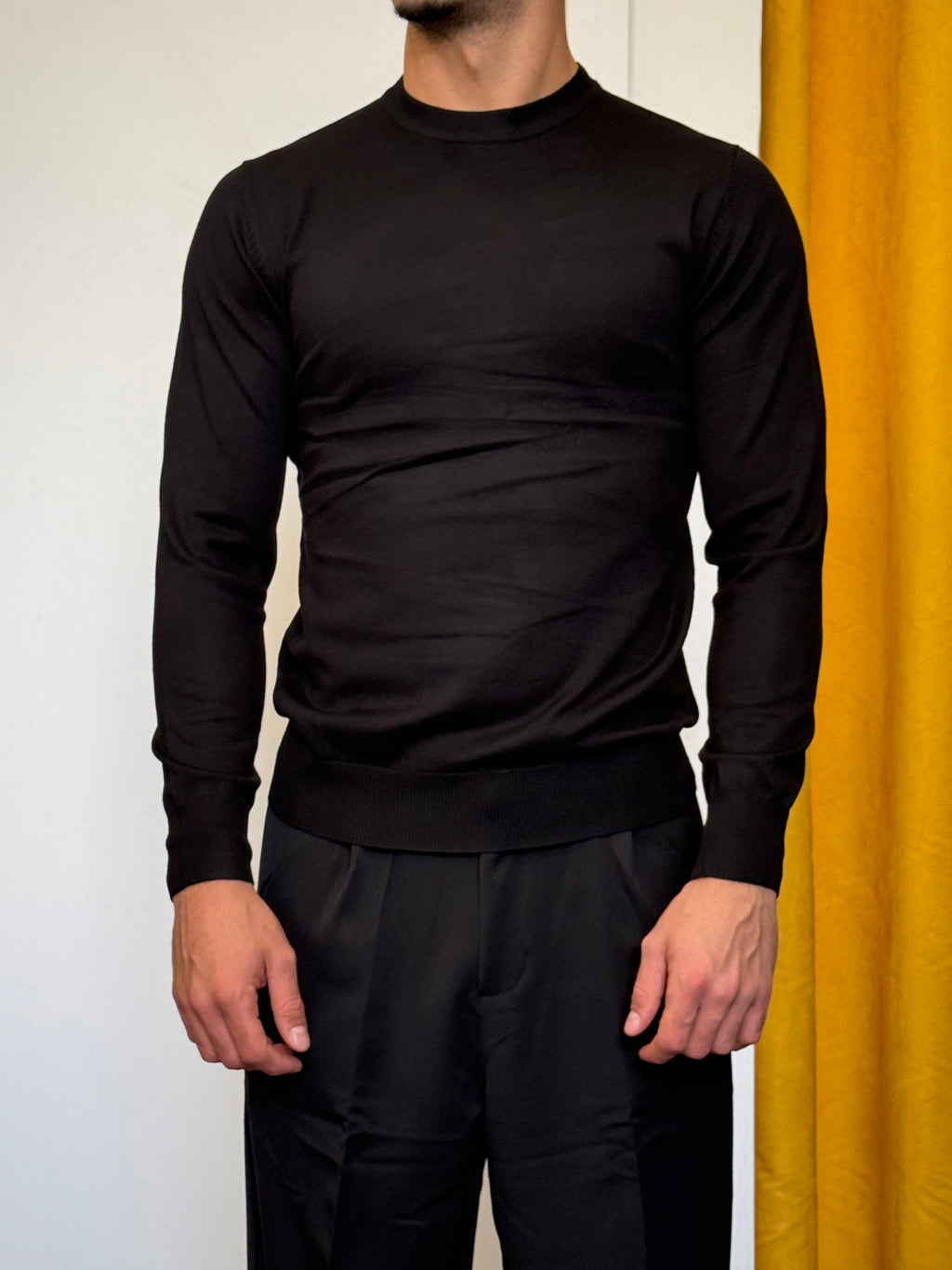 MAGLIONCINO Classic Slim NERO