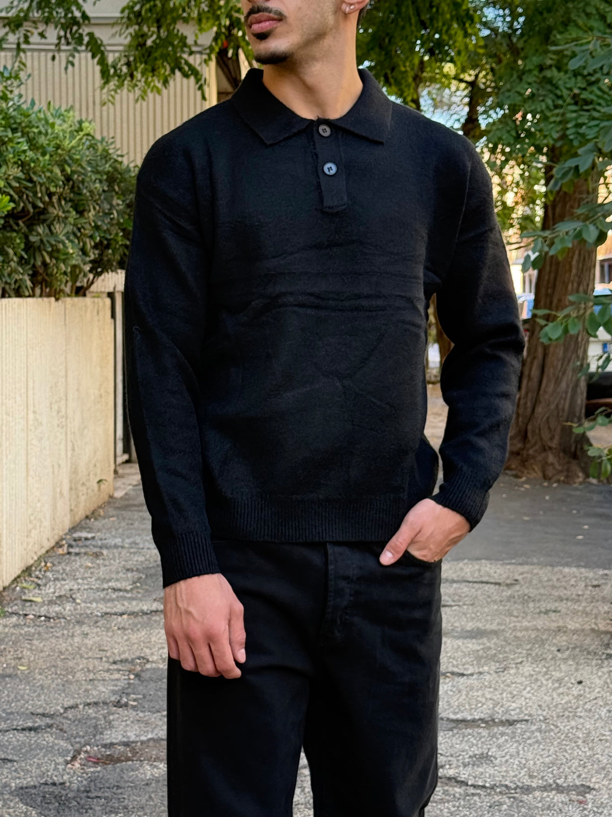 POLO Maglioncino NERO