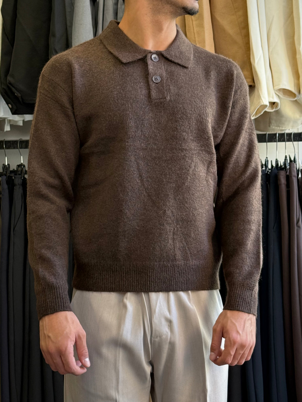 POLO Maglioncino MARRONE