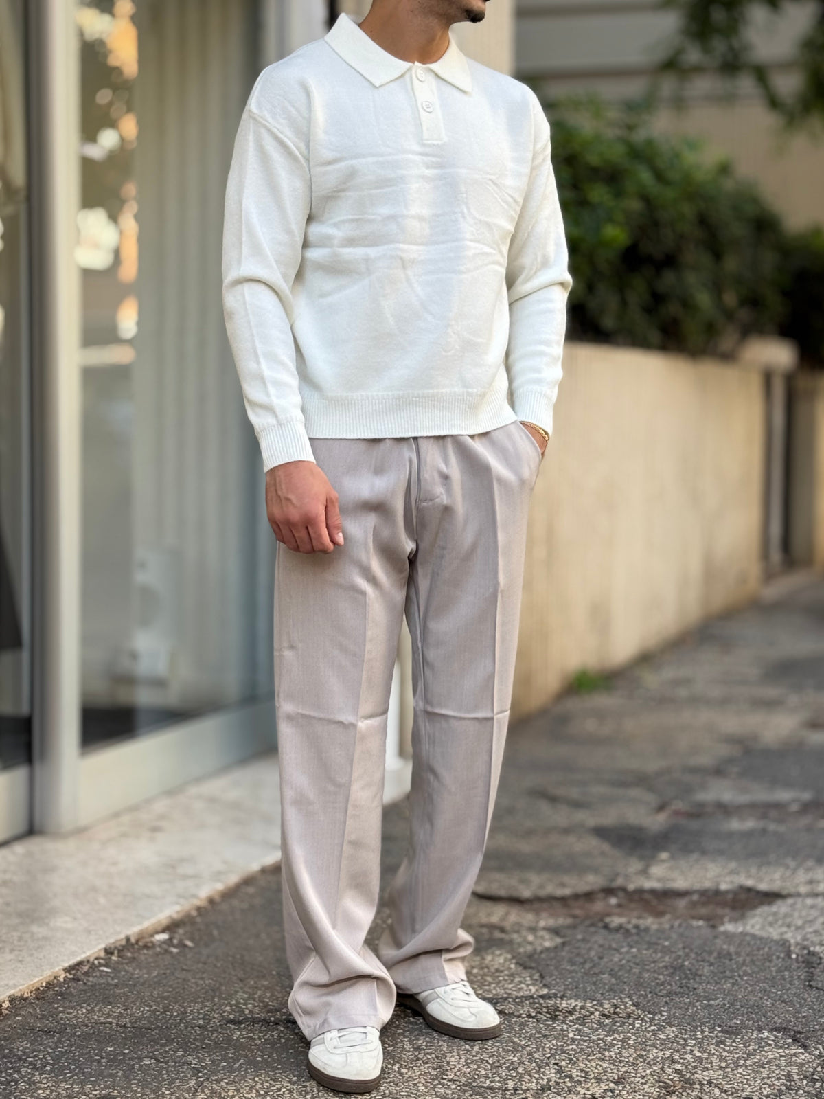 POLO Maglioncino BIANCO