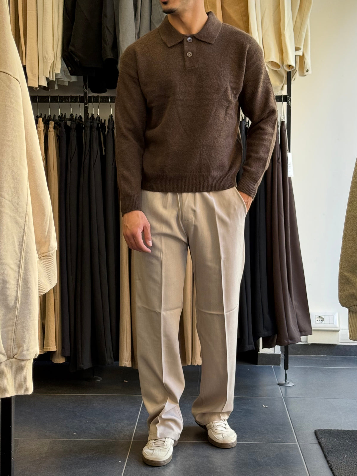 POLO Maglioncino MARRONE